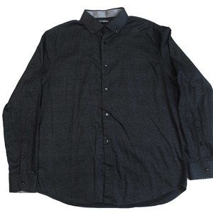 Karl Lagerfeld Polka Dot Dark Blue Shirt